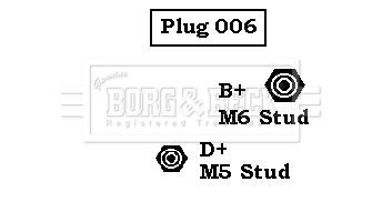 BORG & BECK Ģenerators BBA2860